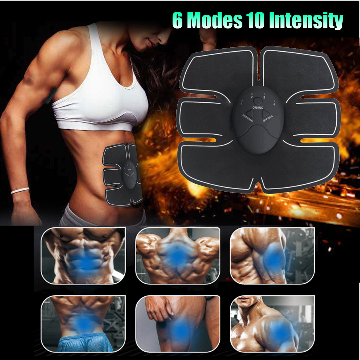 6-Modes-EMS-Abdominal-Muscle-Trainer-Workout-Arm-Waist-Leg-Fitness-Electric-Massager-Belt-1633975-3