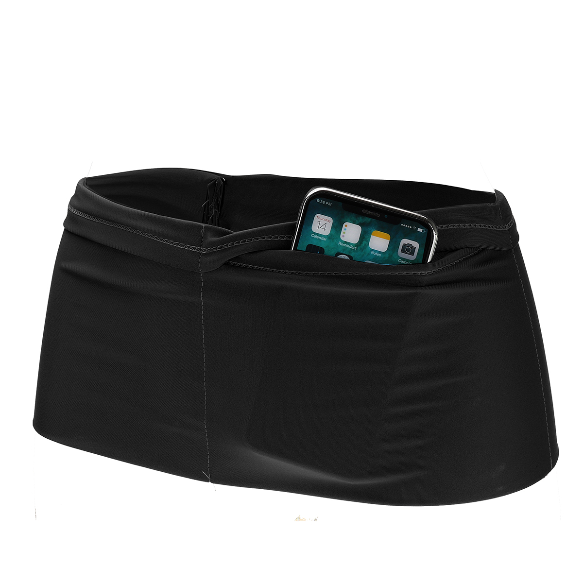 6-Pockets-Breathable-Fabric-Running-Waist-Belt-Pouch-Jogging-Phone-Bag-Cycling-Waist-Packbag-1633978-8