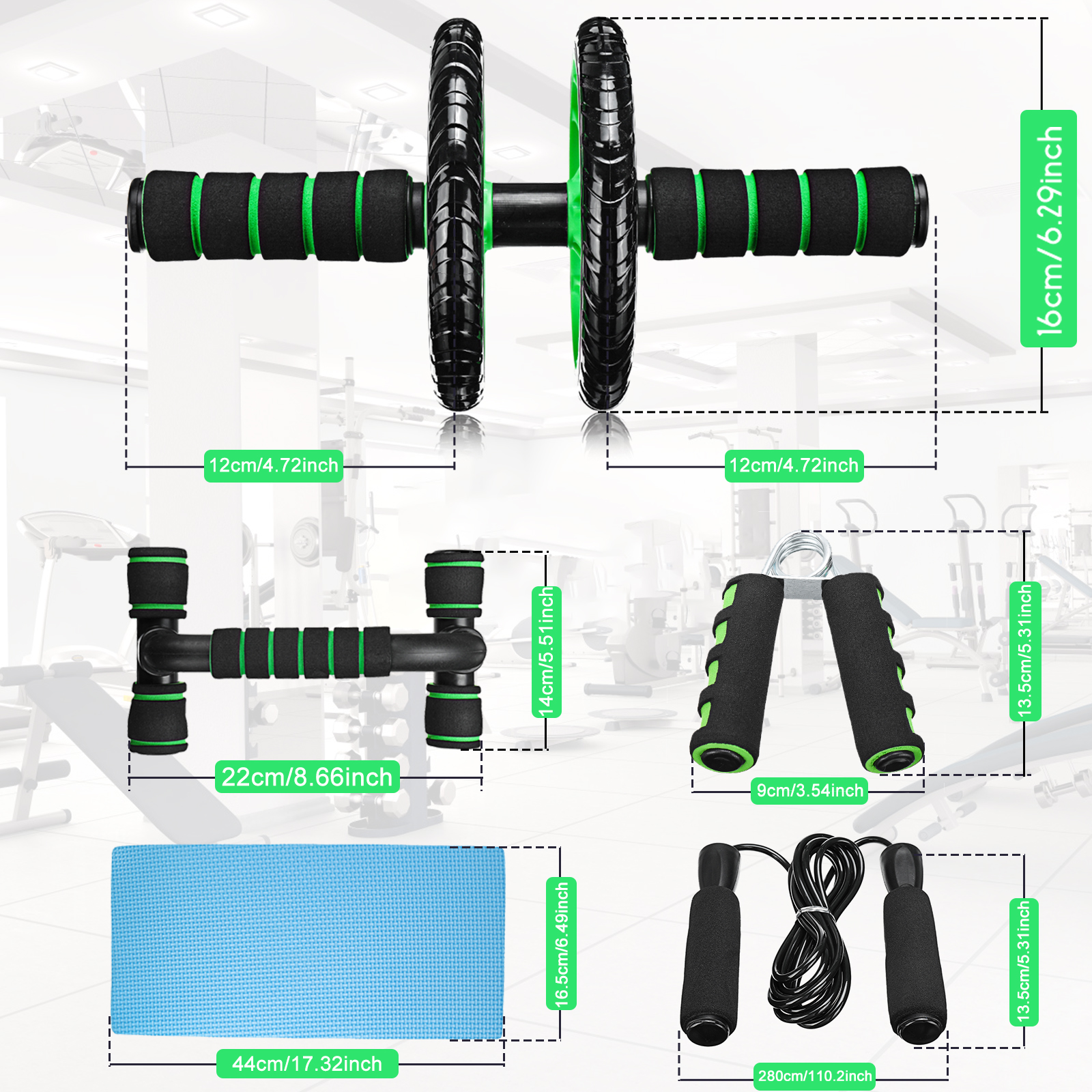 7-PcsSet-Ab-Rollers-Kit-Push-UP-Bar-Jump-Rope-Hand-Gripper-Knee-Pad-Resistance-Band-Exercise-Trainin-1810079-3