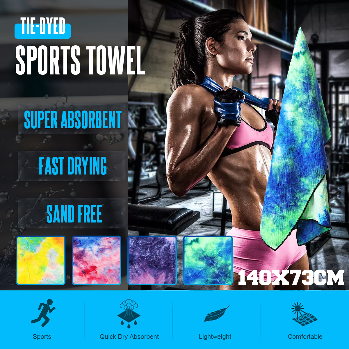 Tie--dyed-Sports-Towel-Quick-dry-Soft-Lightweight-Outdoor-Sports-Fitness-Running-Towel-1537314-1