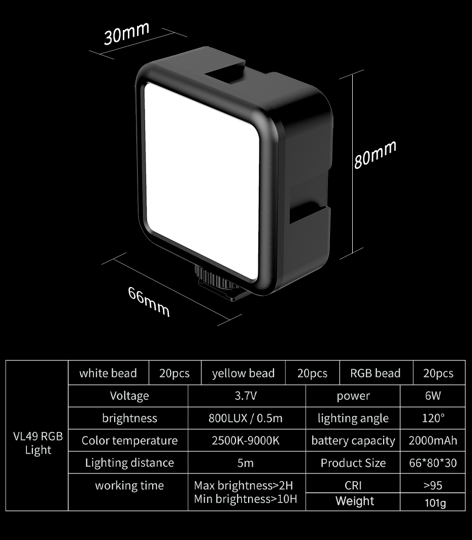Ulanzi-VL49-RGB-Full-Color-LED-Video-Light-2500K-9000K-800LUX-Magnetic-Mini-Fill-Light-Extend-3-Cold-1781732-13