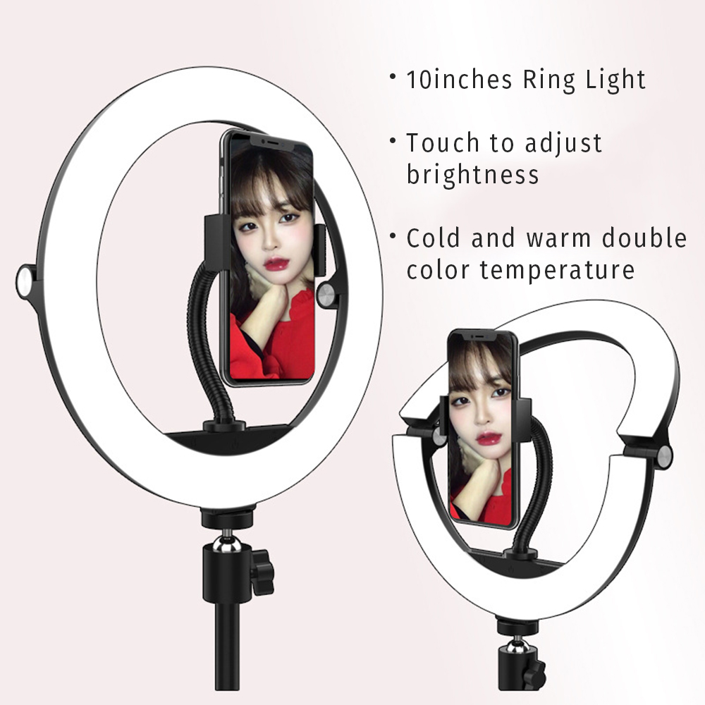 10-Inch-LED-Folding-Selfie-Ring-Light-Dimmable-Lamp-Mobile-Phone-YouTube-Tiktok-Live-Beauty-Photogra-1673359-2