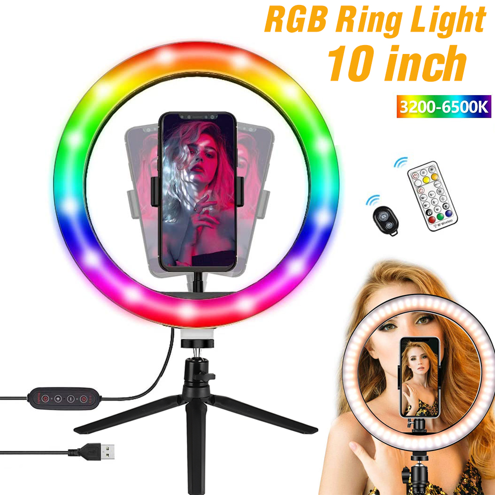 10-inch-LED-Ring-Fill-Light-26-Colorful-RGB-Modes-Desktop-Tripod-Stand-Live-Selfie-Holder-with-USB-P-1871041-1