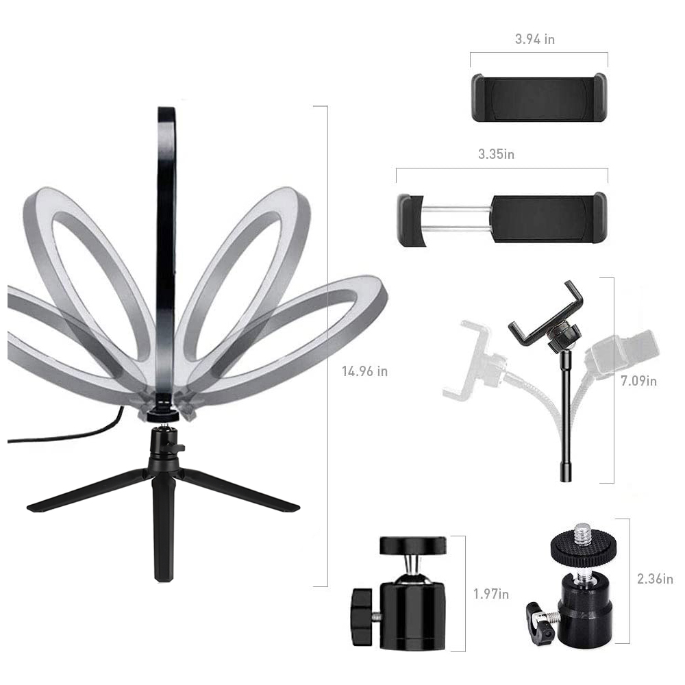 10-inch-LED-Ring-Fill-Light-26-Colorful-RGB-Modes-Desktop-Tripod-Stand-Live-Selfie-Holder-with-USB-P-1871041-4