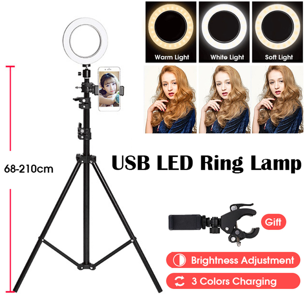 210CM-Ring-Light-Stand-Tripod-LED-Camera-Light-W-Cell-Phone-Holder-Lamp-3-MODE-1644211-1