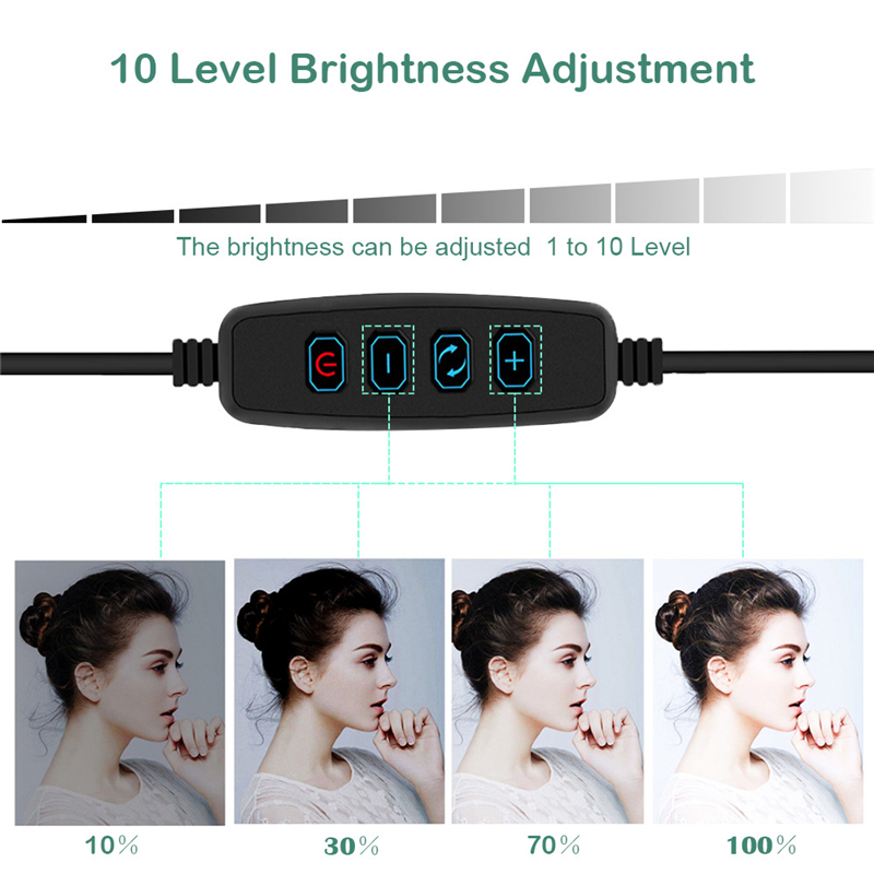 26cm-Portable-Stepless-Adjustable-LED-Ring-Full-Light-Makeup-Mirror-Light-Photography-Lighting-Selfi-1659255-6