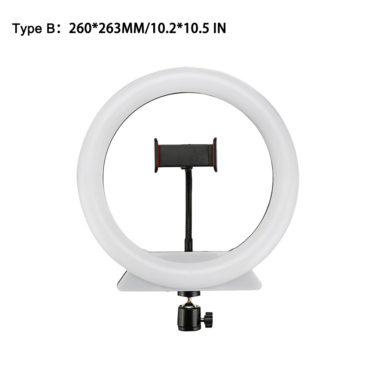 2800-6500K-Stepless-Dimming-RGB-Color-LED-Ring-Fill--Light-Lamp-with-Phone-Clip-Photography-Lighting-1899169-10