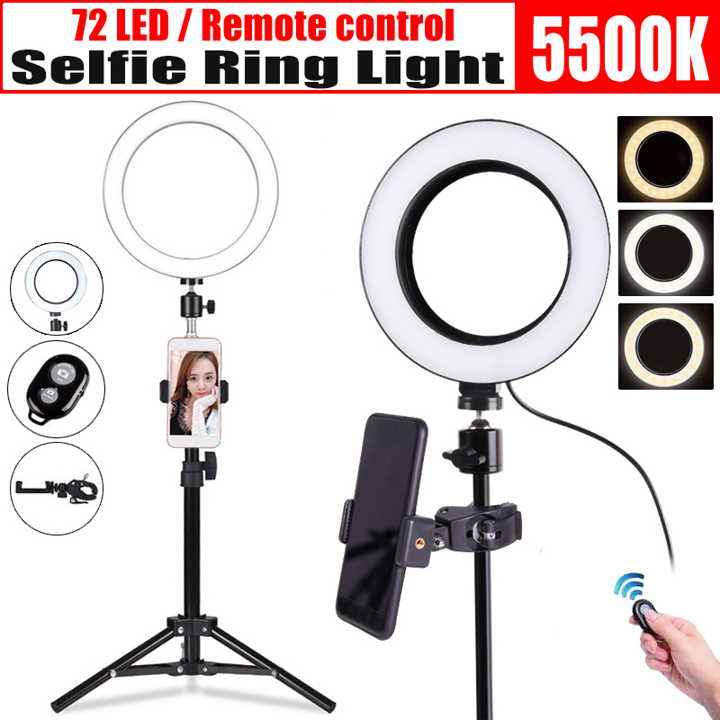 5500K-72-LED-Ring-Light-Round-Selfie-Camera-Video-Makeup-Mirror-Light-Lamp-Light-WHolder-1633346-2