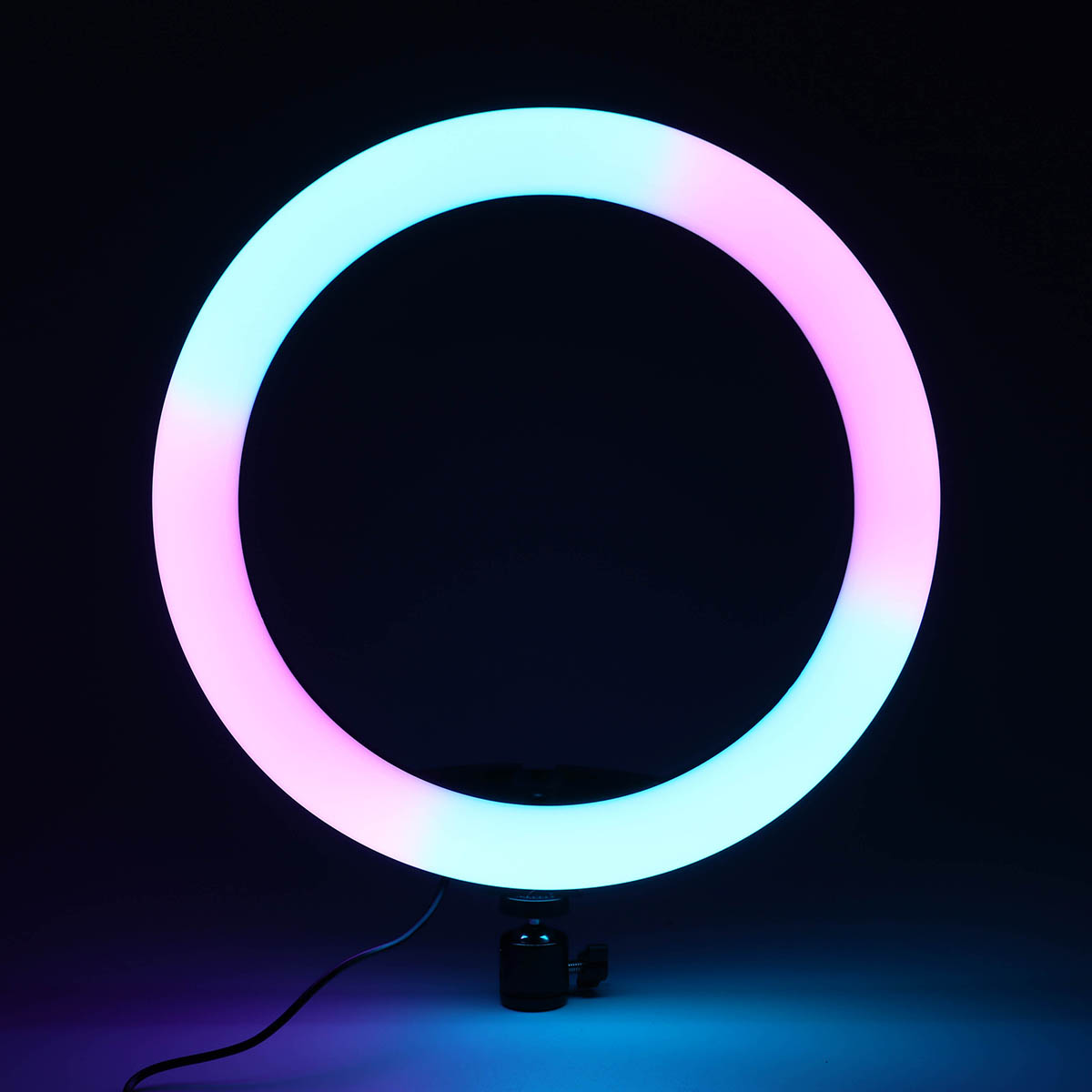 Bakeey-10-inch-RGB-LED-Selfie-Ring-Fill-Light-Dimmable-Studio-Ring-Lamp-for-Beauty-Broadcast-1852149-6
