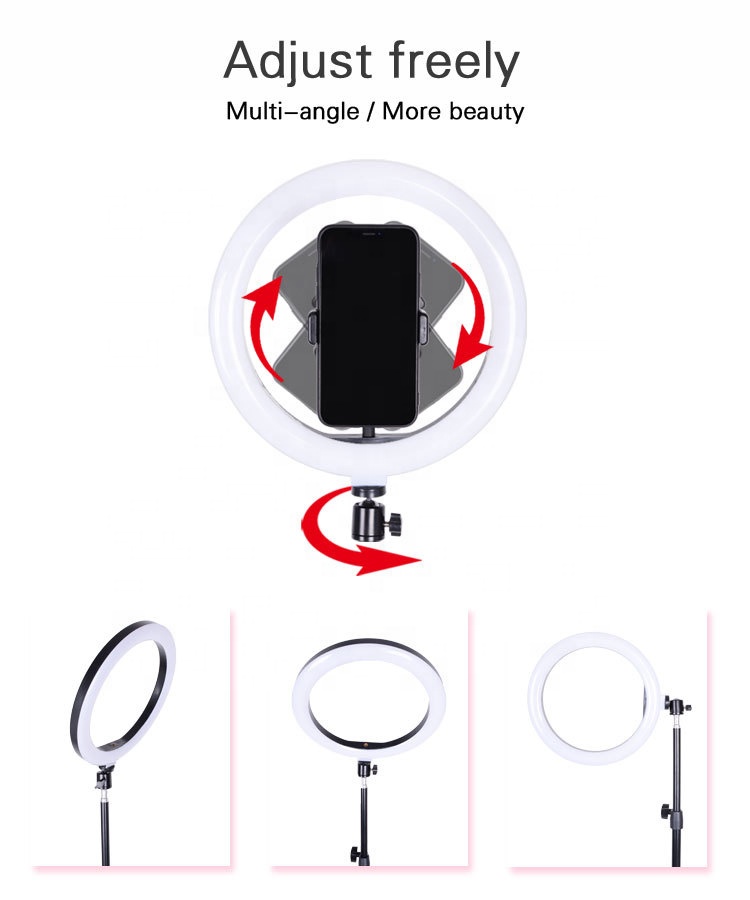 Bakeey-10-inch-Ring-Fill-Light-Tripod-Remote-Control-Adjustment-USB-Plug-Selfie-Beauty-Ring-Light-wi-1885682-4