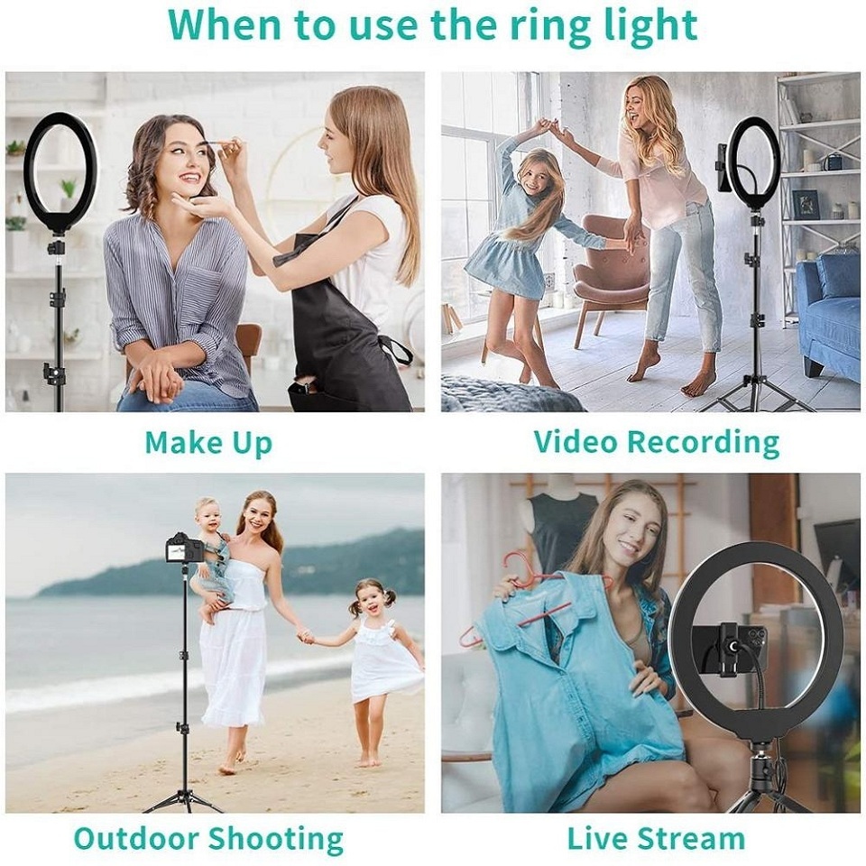Bakeey-10-inch-Ring-Fill-Light-Tripod-Remote-Control-Adjustment-USB-Plug-Selfie-Beauty-Ring-Light-wi-1885682-8