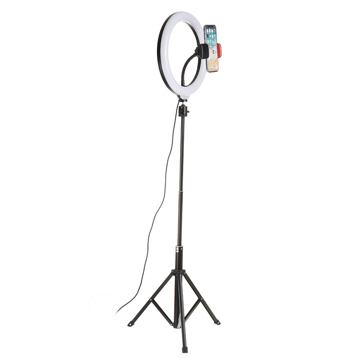 Bakeey-10inch-LED-Ring-Light-Portable-Telescopic-Tripod-Fill-Light-Dimmable-Flexible-Stand-Phone-Hol-1746941-1