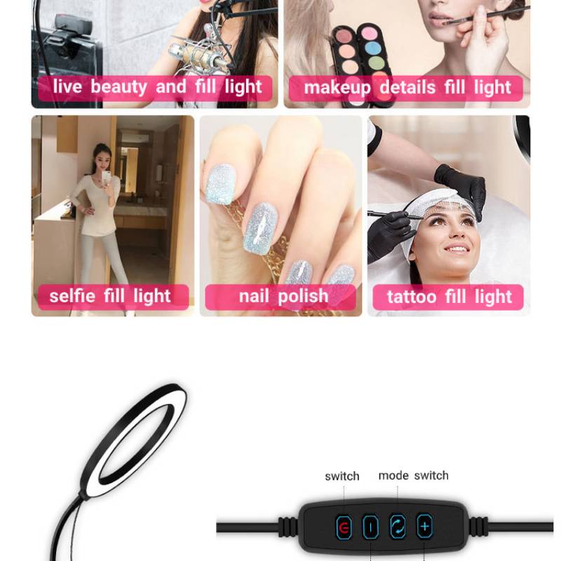 Bakeey-4-in-1-Flashes-Selfie-Lights-Live-Broadcast-Makeup-Selfie-Lamp-360-Degree-Common-Hose-Stable--1760939-3