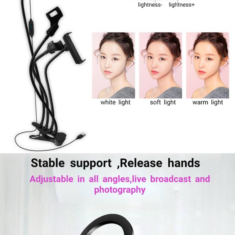 Bakeey-4-in-1-Flashes-Selfie-Lights-Live-Broadcast-Makeup-Selfie-Lamp-360-Degree-Common-Hose-Stable--1760939-4