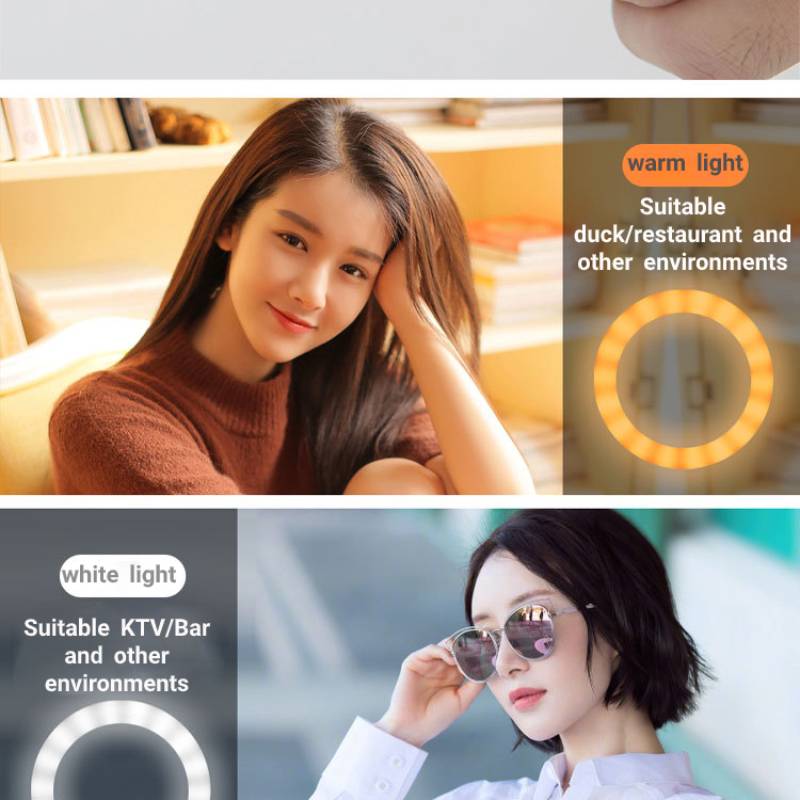 Bakeey-4-in-1-Flashes-Selfie-Lights-Live-Broadcast-Makeup-Selfie-Lamp-360-Degree-Common-Hose-Stable--1760939-7