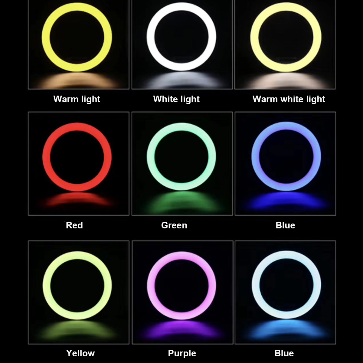 Bakeey-RGB-Colorful-Fill-Light-LED-Live-Broadcast-Beauty-Color-Changing-Rainbow-10-inch-Desktop-Floo-1747853-9