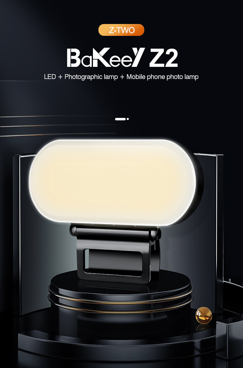 Bakeey-Z2-Photographic-Lights-2600K-6000k-Video-Light-LED-Lamp-Fill-Light-Adjustable-3500mAH-Mobile--1874946-1