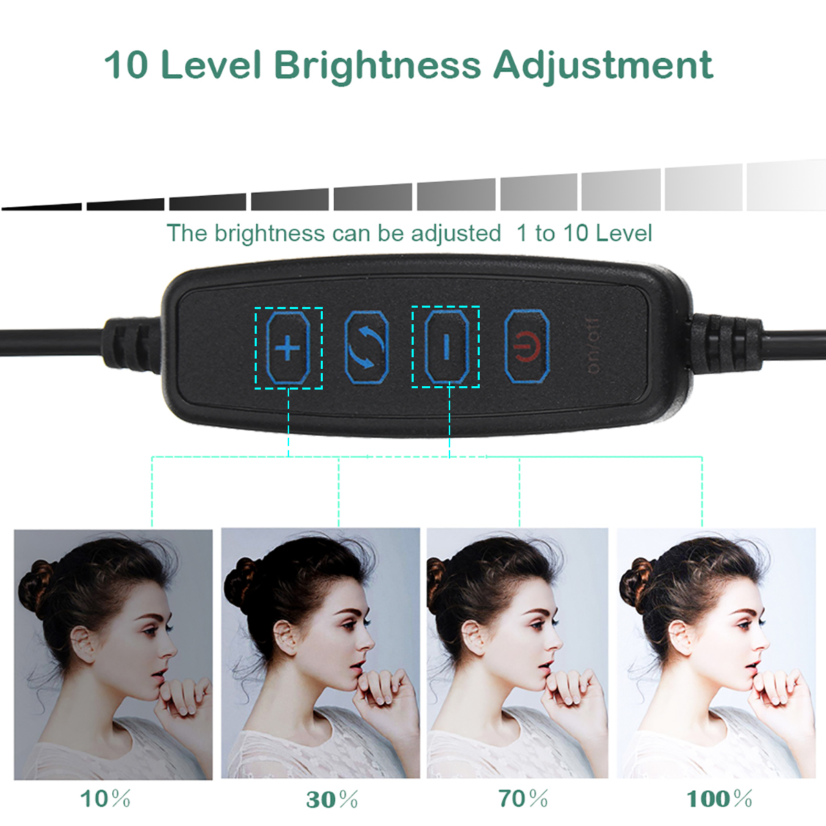 Flashes-Selfie-Lights-LED-Ring-Light-Lamp-Stand-Kit-Dimmable-Photo-Studio-Selfie-Makeup-Lamp-1760877-4