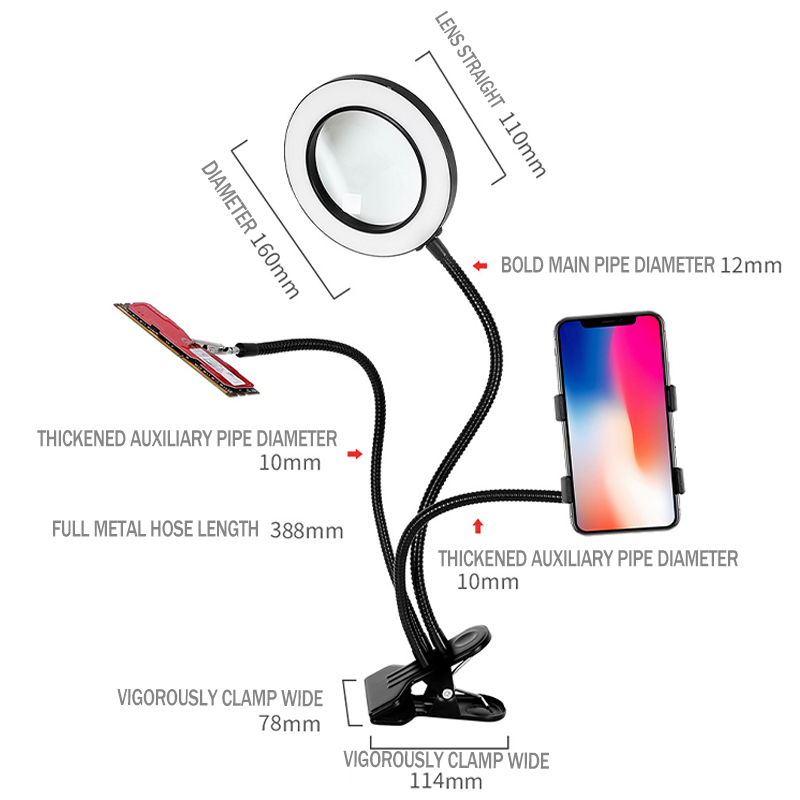 Flexible-Arm-Stepless-Dimmable-3-Color-Modes-10X-LED-Magnifying-Lamp-with-Clamp-1787588-6