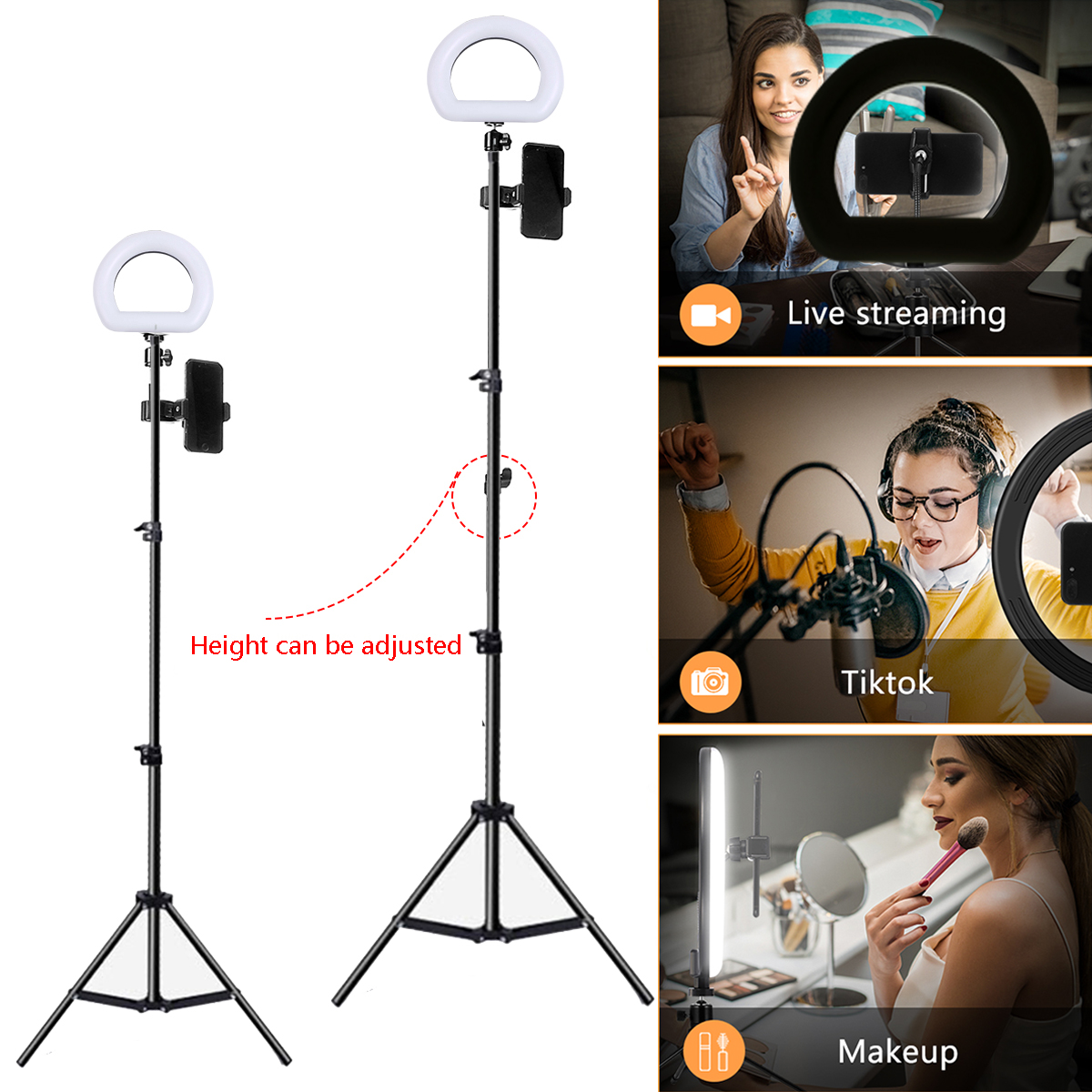 LED-Ring-Light-Dimmable-Selfie-Lamp-Tripod-Stand-Phone-Holder-USB-Powered-for-Vlog-YouTube-Tiktok-VK-1679905-3