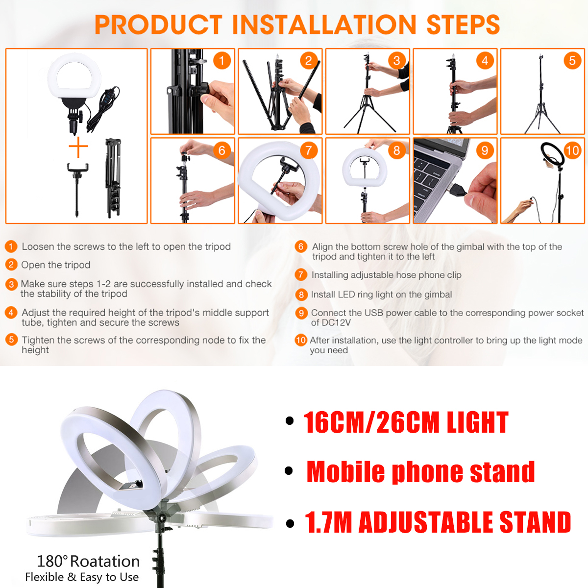 LED-Ring-Light-Dimmable-Selfie-Lamp-Tripod-Stand-Phone-Holder-USB-Powered-for-Vlog-YouTube-Tiktok-VK-1679905-4