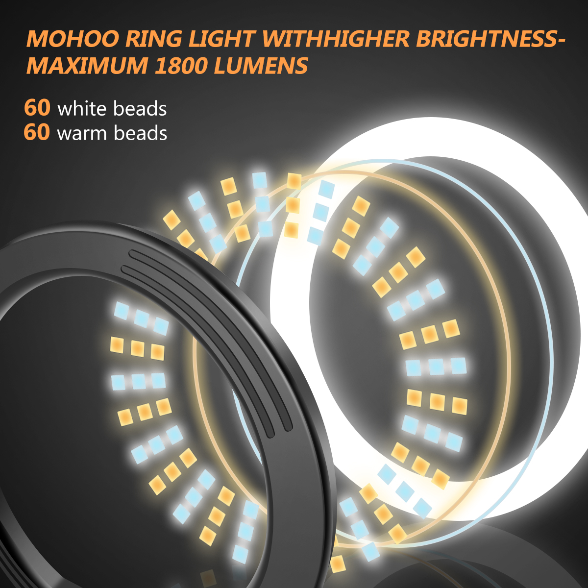 MOHOO-10-inch-3-Color-Modes-10-Brightness-Levels-USB-Video-Light-with-360-Degree-Rotation-Head-Tripo-1667971-3