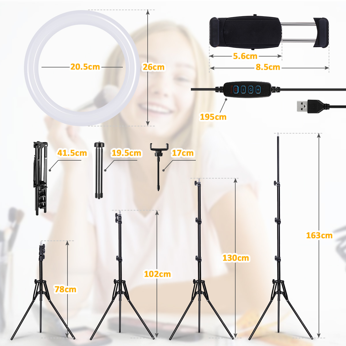 MOHOO-160cm-10-inch-3-Color-Modes-10-Brightness-Levels-USB-Video-Light-Tripod-Stand-for-Tik-Tok-Yout-1667980-9