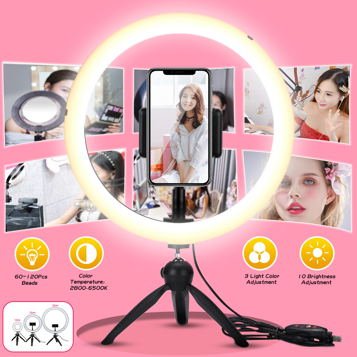 Ring-Light-LED-Makeup-Ring-Lamp-USB-Portable-Selfie-Ring-Lamp-Phone-Holder-Tripod-Stand-Photography--1579907-1