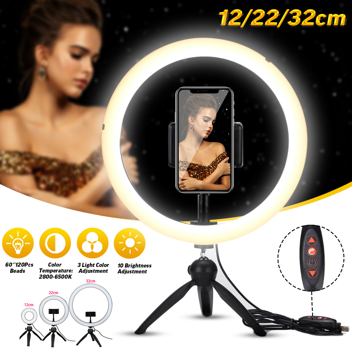 Ring-Light-LED-Makeup-Ring-Lamp-USB-Portable-Selfie-Ring-Lamp-Phone-Holder-Tripod-Stand-Photography--1579907-4