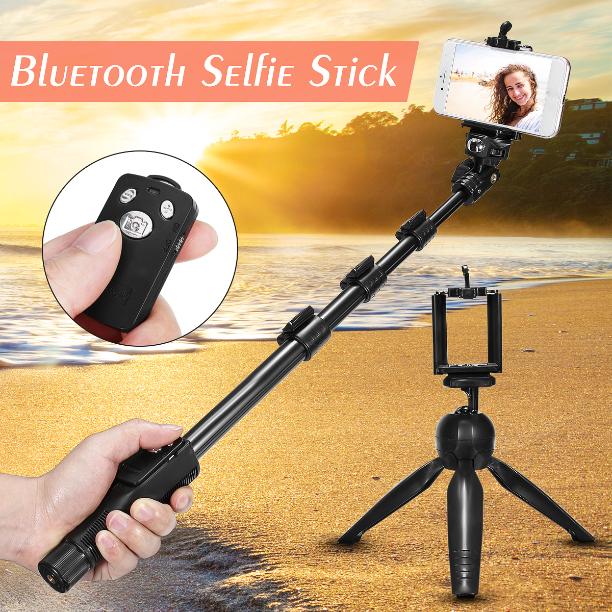 bluetooth-Wireless-Remote-Control-Extendable-Handheld-Selfie-Stick-Monopod--Tripod-for-Camera-Mobile-1340611-2