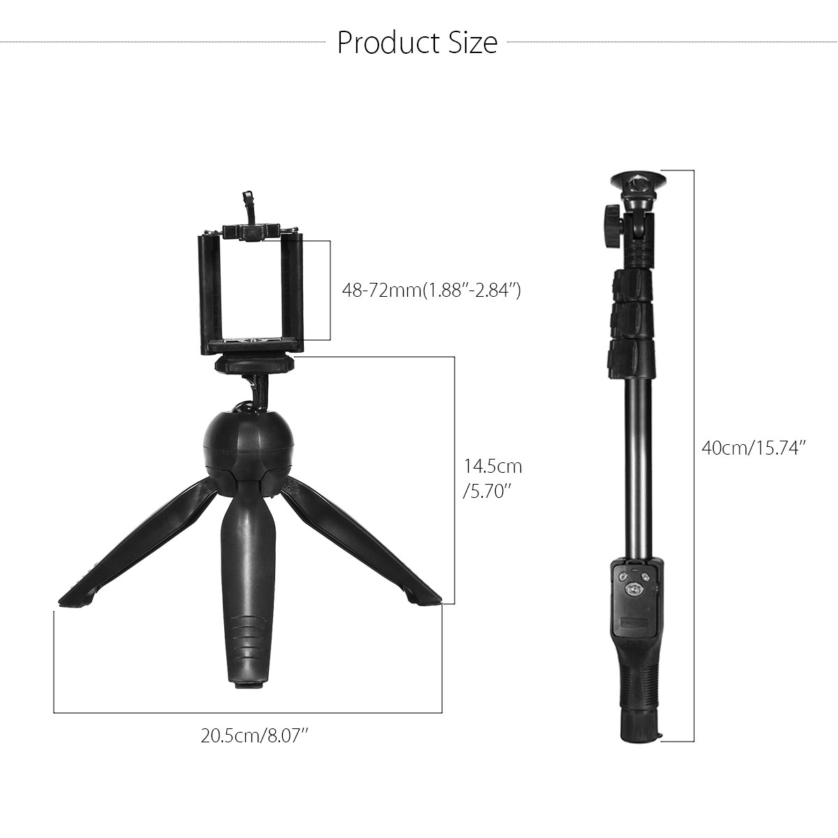 bluetooth-Wireless-Remote-Control-Extendable-Handheld-Selfie-Stick-Monopod--Tripod-for-Camera-Mobile-1340611-13