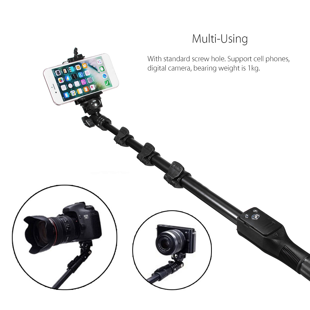 bluetooth-Wireless-Remote-Control-Extendable-Handheld-Selfie-Stick-Monopod--Tripod-for-Camera-Mobile-1340611-3