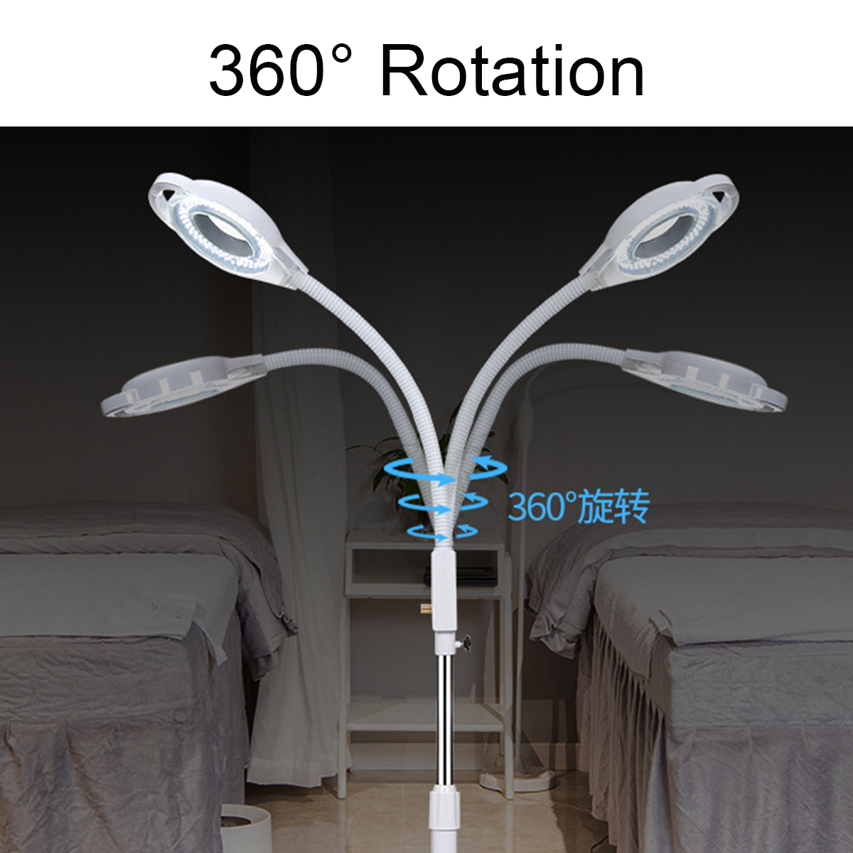 8X-Diopter-120-LED-Magnifying-Floor-Stand-Lamp-Magnifier-Glass-Cold-Light-Lens-Facial-Light-For-Beau-1853086-3