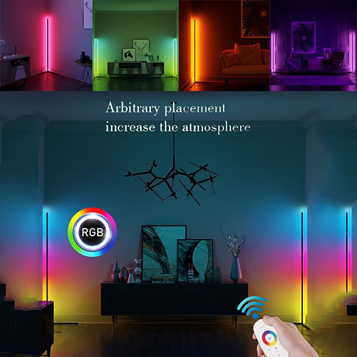 Colorful-3000K-Dimming-RGB-Remote-LED-Floor-Lamps-Black-White-Floor-Lamp-Modern-1815204-1