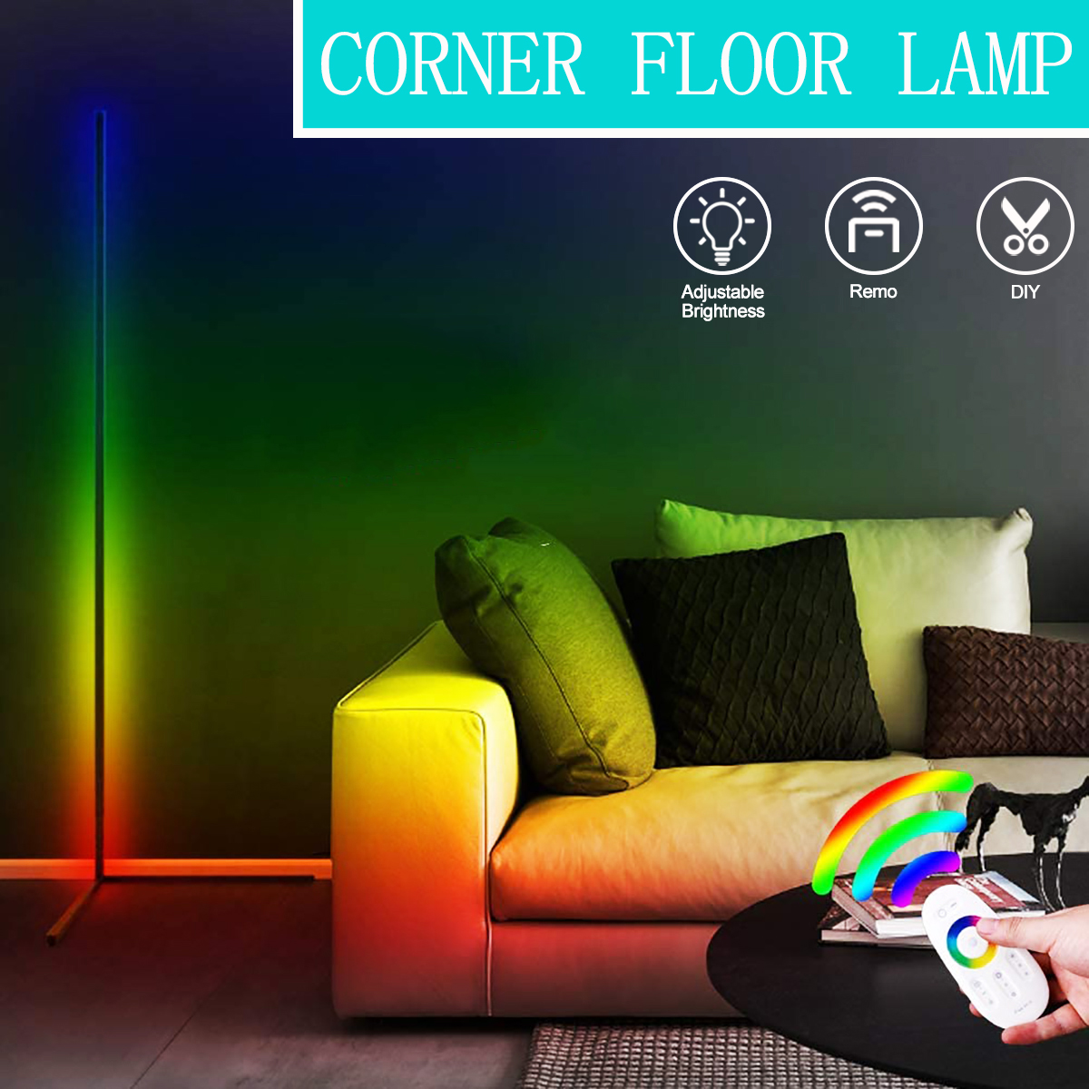 Colorful-3000K-Dimming-RGB-Remote-LED-Floor-Lamps-Black-White-Floor-Lamp-Modern-1815204-2