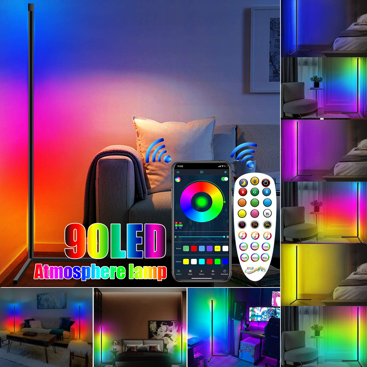 Corner-Floor-Lamp-RGB-Color-Changing-Corner-Lamp-Dimmable-LED-bluetooth-Ambient-Light-1850941-1