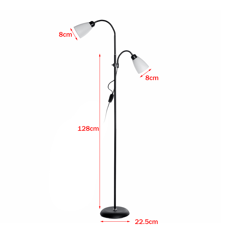 Modern-Floor-Standing-Lamp-Double-Head-Reading-Table-Light-Adjustable-Lampshade-Home-AC220V-1586547-7