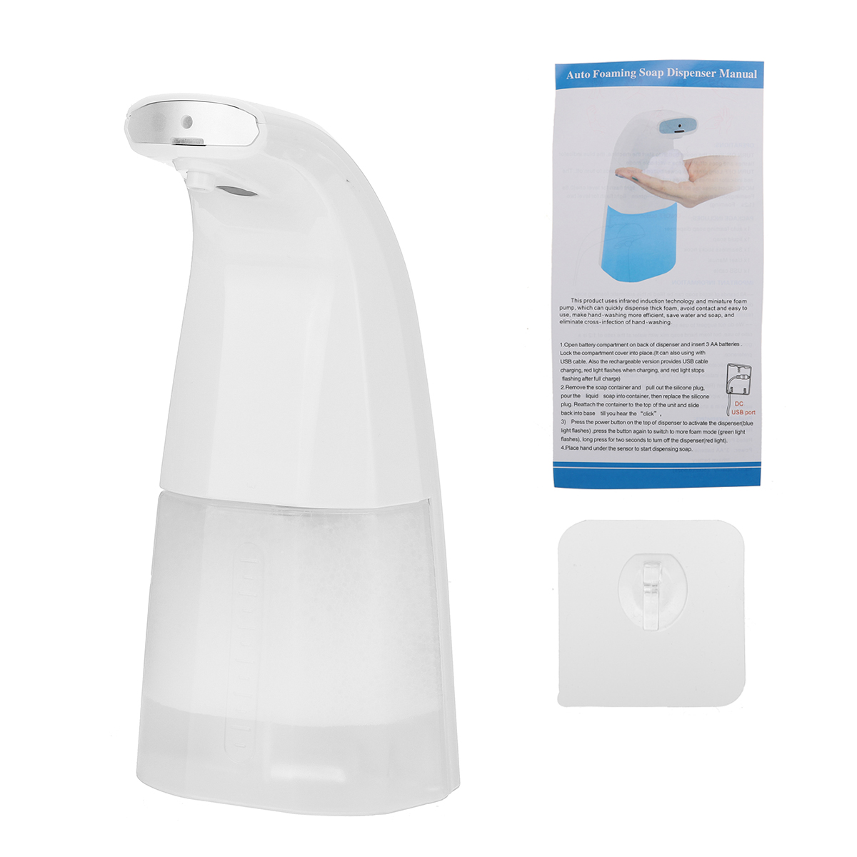 Auto-Sensor-Hand-Dispenser-Soap-Gel-Dispenser-Foam-Holder-Hand-Wash-Bathroom-1710928-11