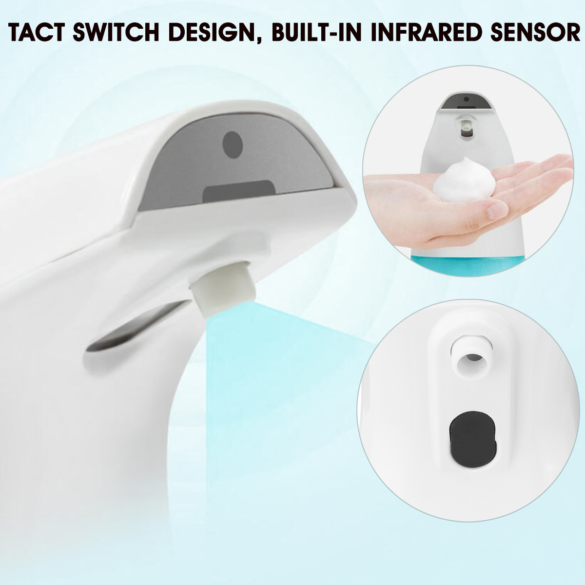 Auto-Sensor-Hand-Dispenser-Soap-Gel-Dispenser-Foam-Holder-Hand-Wash-Bathroom-1710928-7