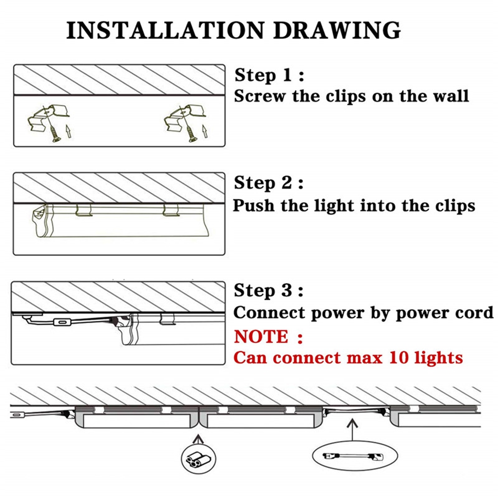 5PCS-AC85-265V-60cm90cm120cm-T8-V-Shape-2835-LED-Tube-Fluorescent-Light-for-Supermarket-Parking-Work-1600032-9