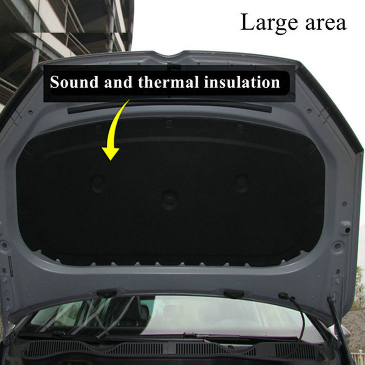 100x100cm-Car-SoundProof-Closed-Cell-Foam-Self-Adhesive-Acoustic-Foam-Thermal-Insulation-Waterproof-1382928-3