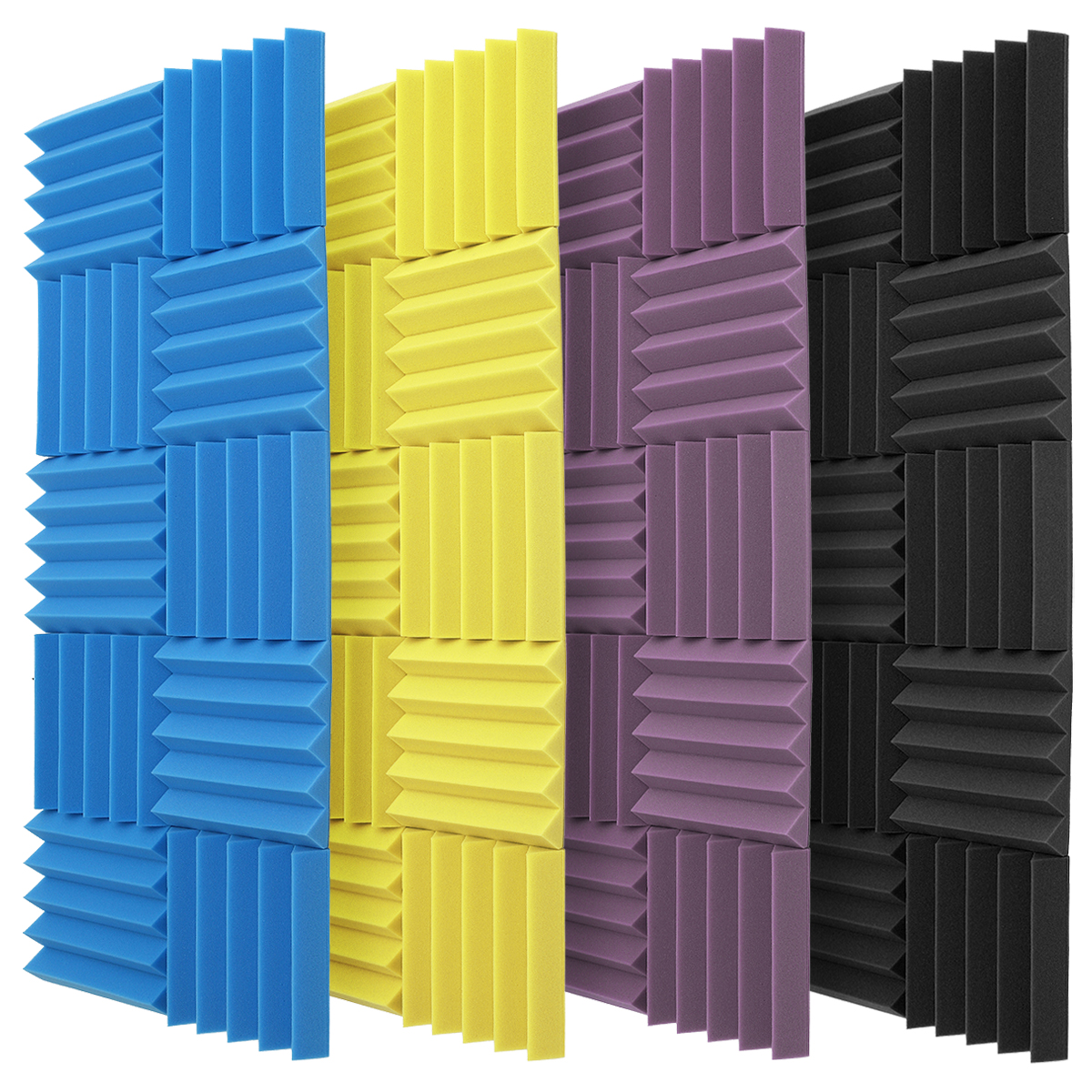 10Pcs-Acoustic-Foam-Panels-Acoustic-Panels-Studio-Soundproof-Foam-Padding-1706840-2