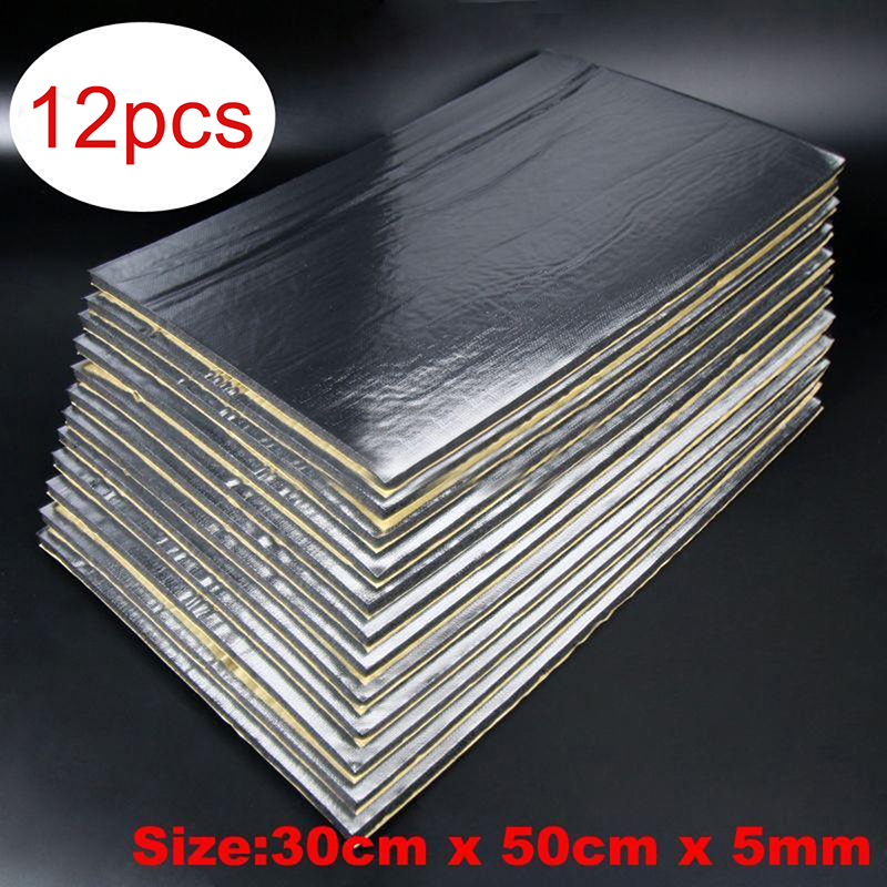 12Pcs-30cmx50cm-5mm-Car-Van-Soundproof-Deadening-Mat-Insulation-Closed-Cell-Foam-Sheet-1387411-1