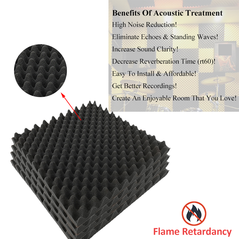 12Pcs-Acoustic-Soundproofing-Studio-Foam-Tiles-Sound-Proof-Foam-Tile-Acoustic-Studio-Wedge-Board-Set-1716739-4