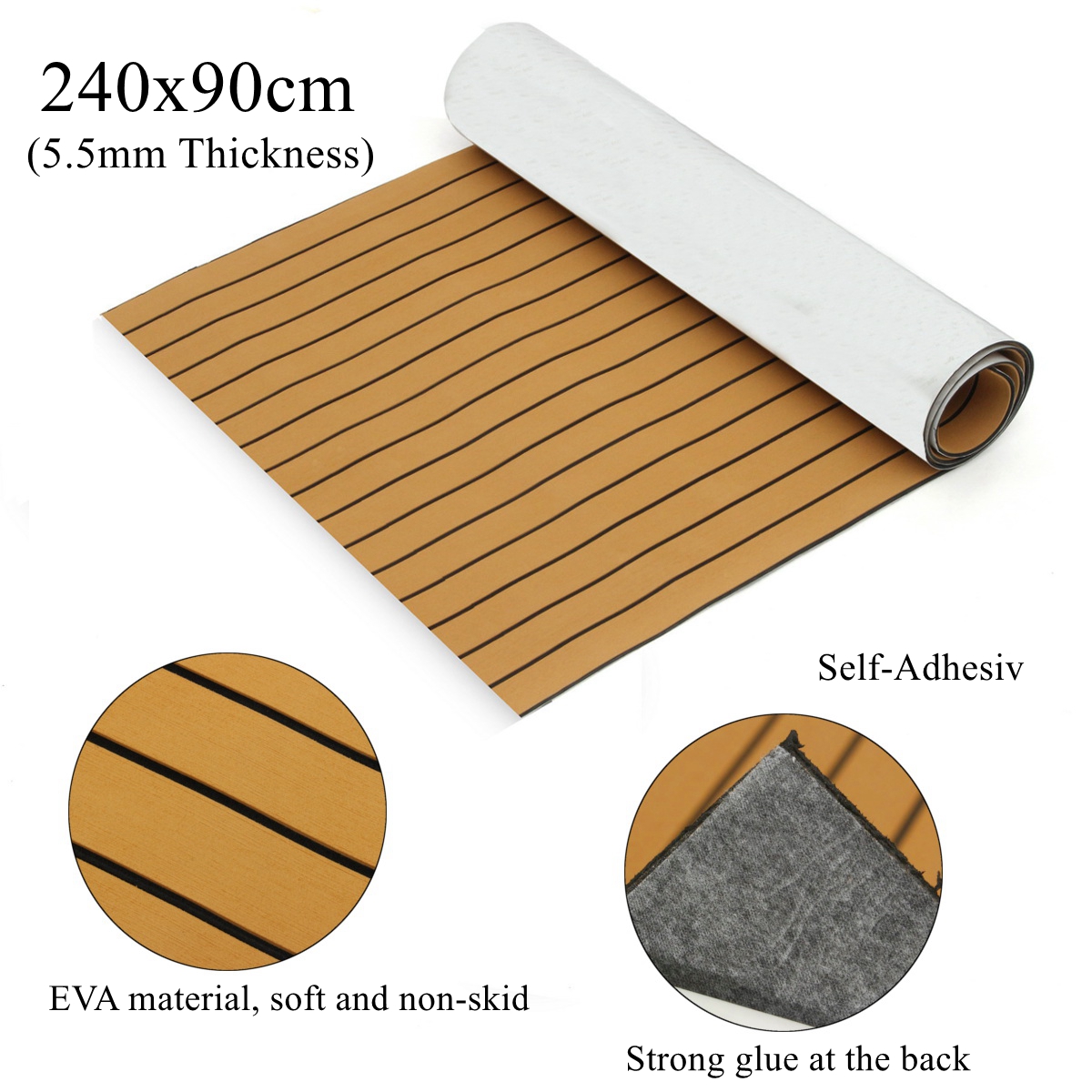 240x90x55mm-EVA-Boat-Foam-Floor-Foam-Teak-Decking-EVA-Foam-Marine-Flooring-Faux-Boat-Decking-Sheet-A-1187300-4