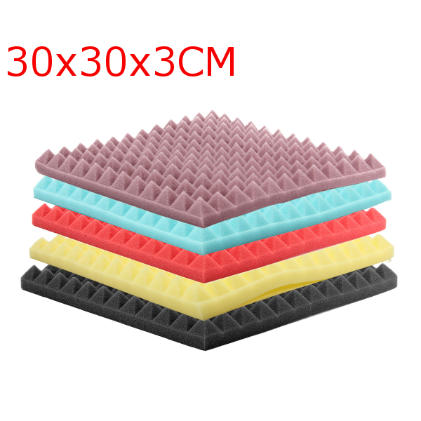 30x30x3cm-Acoustic-Soundproofing-Sound-Absorbing-Noise-Foam-Tiles-1087570-1
