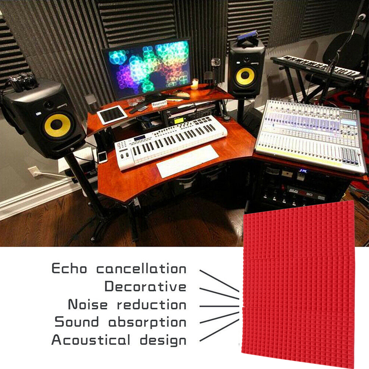 6-Pack-Acoustic-Panels-Studio-Soundproofing-Foam-Sponge-Studio-Wall-Wedge-Tiles-30x30x25cm-1801908-3