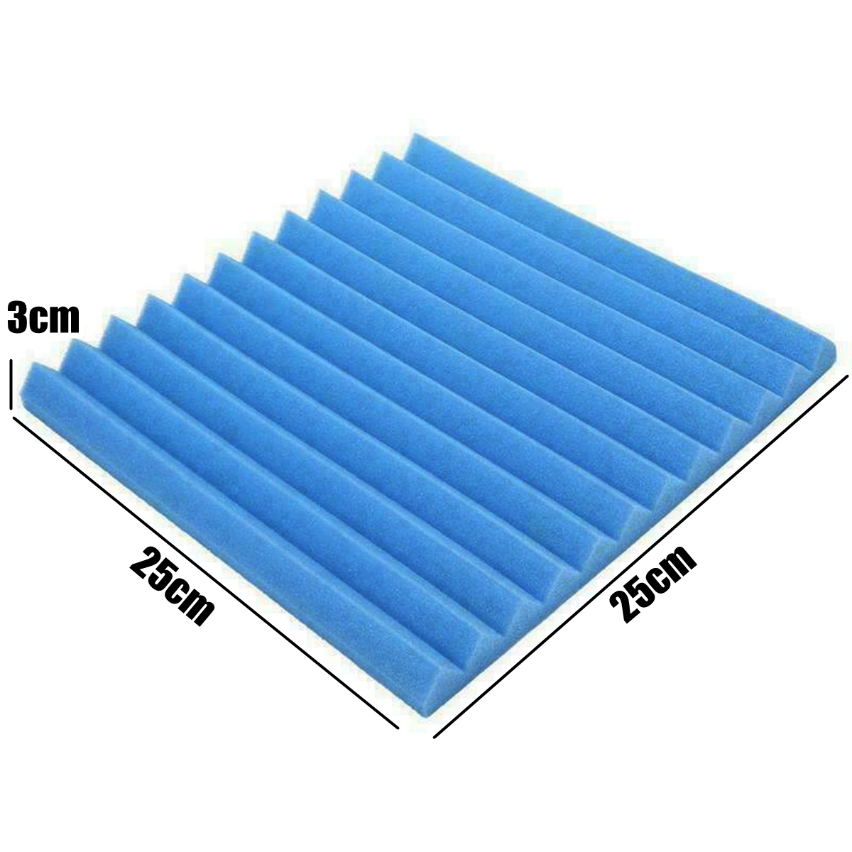 6PCS-Acoustic-Foam-Panel-Sound-Stop-Absorption-Sponge-Studio-KTV-Home-25x25x3cm-1761603-8