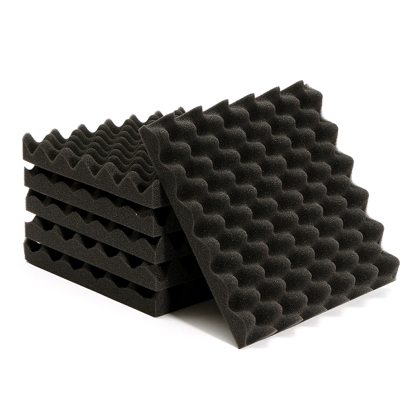 6Pcs-30x30x4cm-Soundproofing-Triangle-Sound-Absorbing-Noise-Foam-Tiles-1089653-1