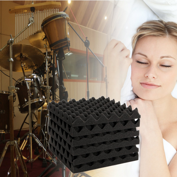 6Pcs-30x30x4cm-Soundproofing-Triangle-Sound-Absorbing-Noise-Foam-Tiles-1089653-10